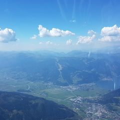 Flugwegposition um 13:28:52: Aufgenommen in der Nähe von Gemeinde Fusch an der Großglocknerstraße, 5672 Fusch an der Großglocknerstraße, Österreich in 2781 Meter